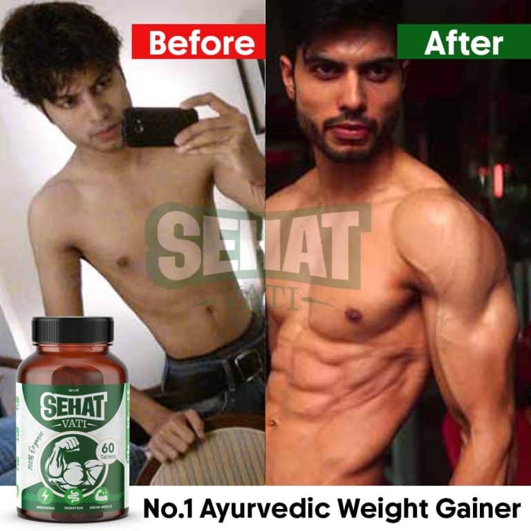 Natural ayurvedic weight gainer